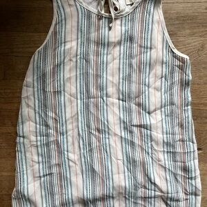 LOFT Multicolor Striped Top